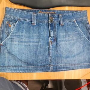 Abercrombie denim mini skirt
